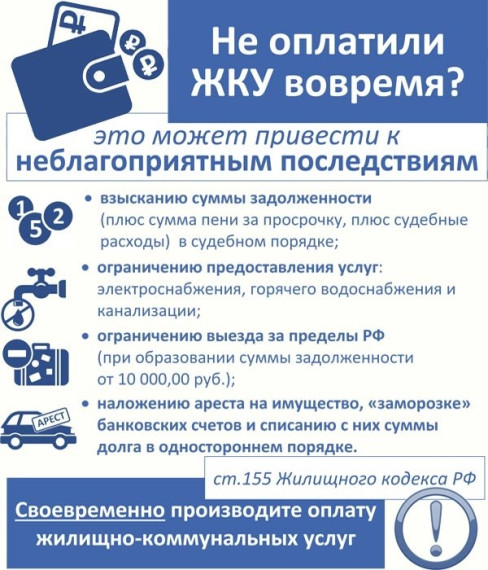 Своевременно проводите оплату жилищно-коммунальных услуг. Своевременно проводите оплату жилищно-коммунальных услуг.
